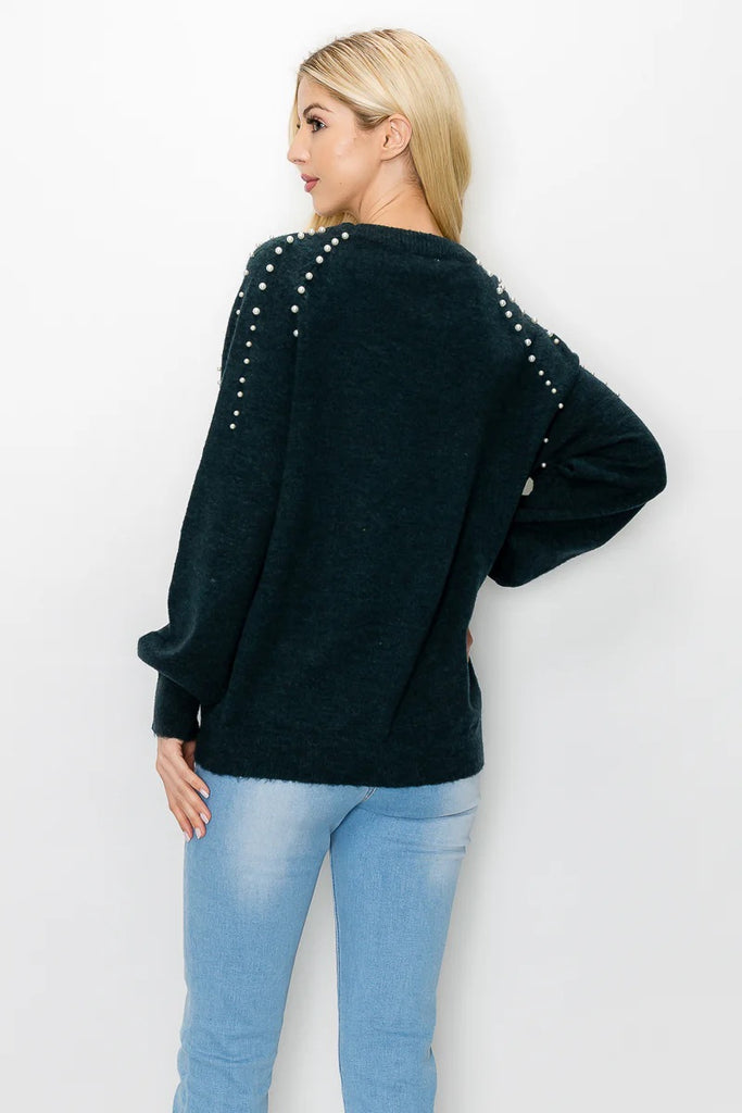 Suze Sweater with Pearls