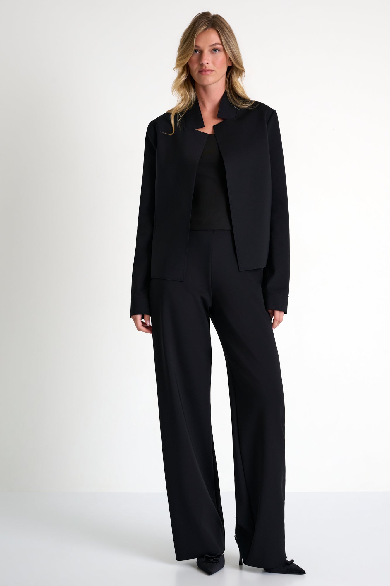 Sofia Cuff Sleeve Jacket - Black
