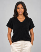 Universel Short Sleeve Fox Pullover - Black