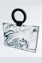 Marble Black and White Valet Bag