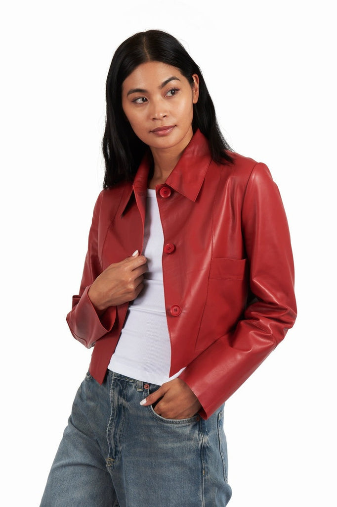 Simona Vintage Leather Jacket