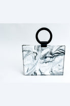 Marble Black and White Valet Bag