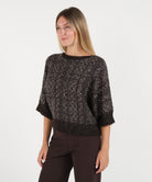 Welsh Alpaca Soft Kimino Collar - Caffe
