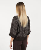 Welsh Alpaca Soft Kimino Collar - Caffe