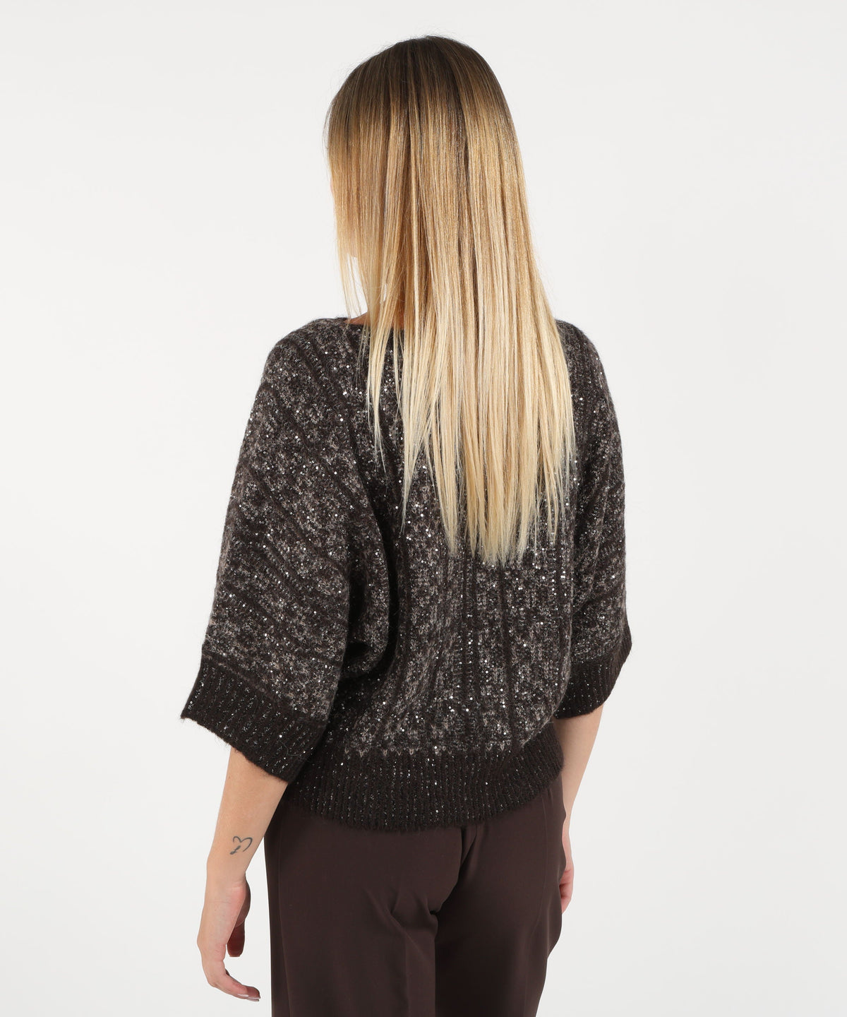 Welsh Alpaca Soft Kimino Collar - Caffe