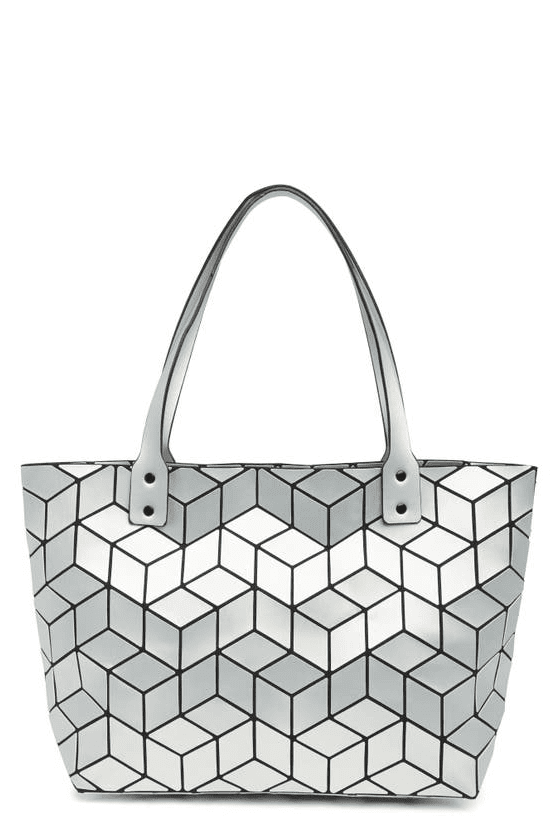 Slanted Square Geo Tote - Matte