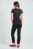 Petal Slit 28 Washable Vegan Suede - Black