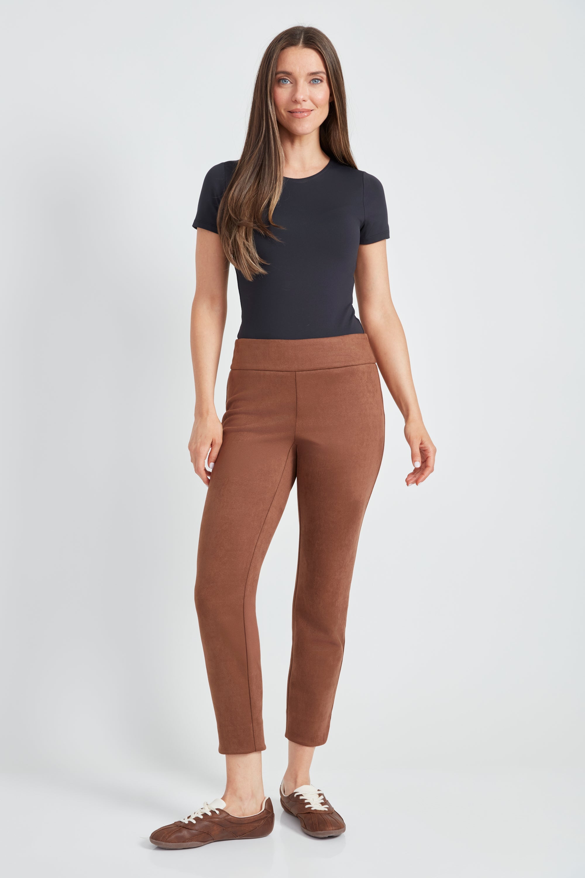 Petal Slit 28 Washable Vegan Suede - Tobacco