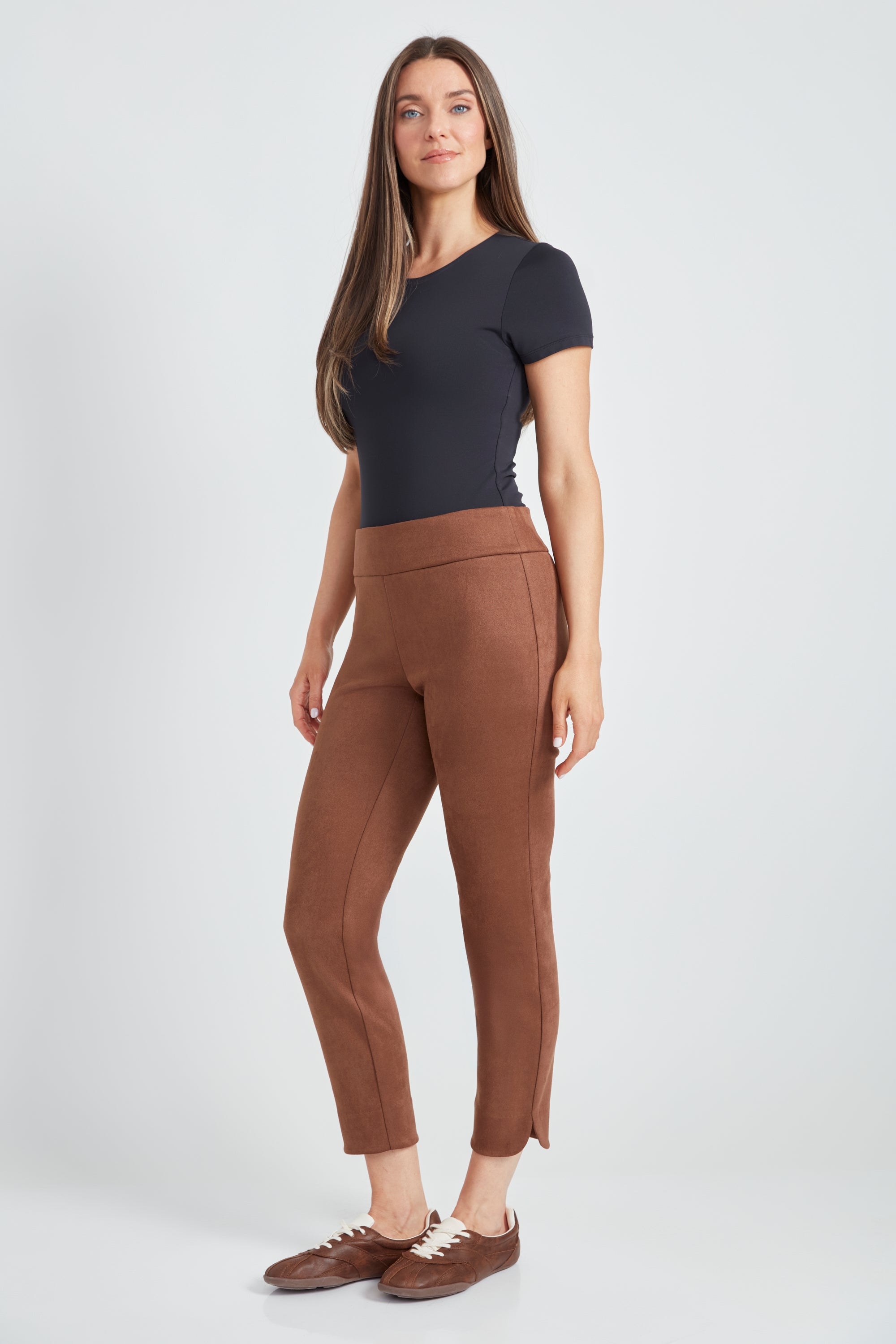 Petal Slit 28 Washable Vegan Suede - Tobacco
