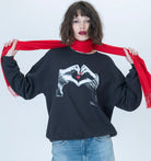 Full Heart Cozy Sweatshirt - Black