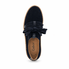 Gabor Dora bow platform sneaker in Navy/Nappa