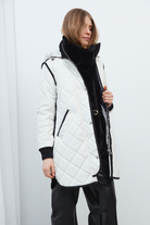 Libby Quilt Coat - White