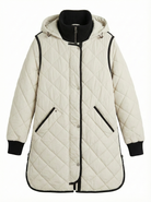 Libby Quilt Coat - White