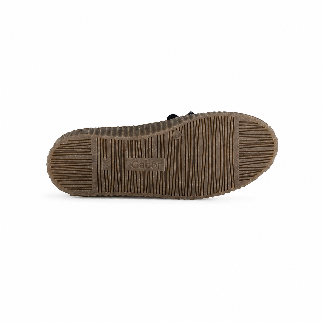 Gabor Dora bow platform sneaker in Navy/Nappa
