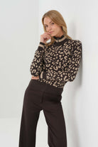 Bomi Cardigan - Urban Jungle/Latte & Espresso