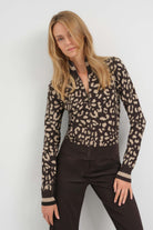 Bomi Cardigan - Urban Jungle/Latte & Espresso