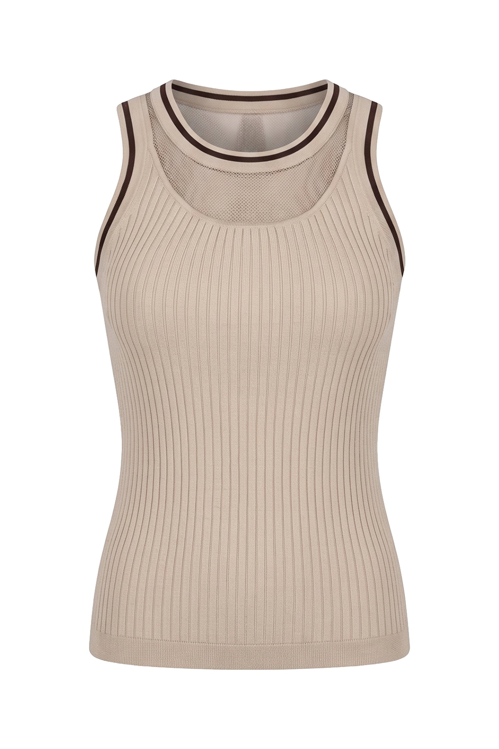 Gio Tank - Champagne/Espresso