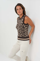 Clara Tank - Urban Jungle/Latte & Espresso