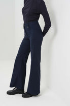Harley Midweight Travel Wide Leg Pant - Navy