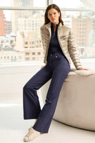 Harley Midweight Travel Wide Leg Pant - Navy