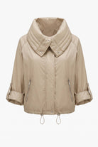 Casey Crop Windbreaker - Champagne