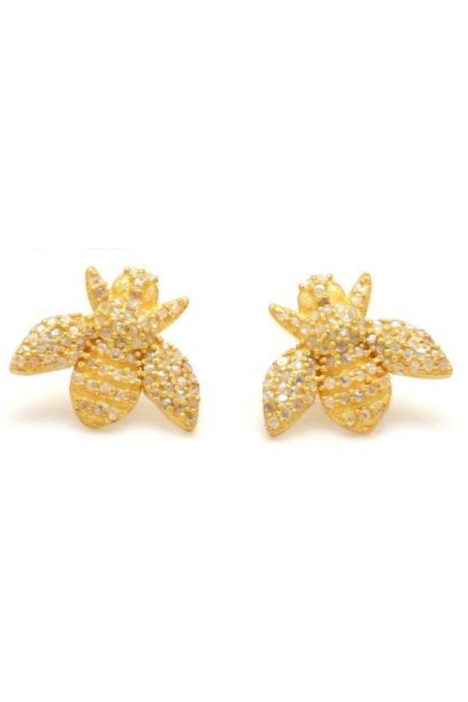 Bee Studs - Gold