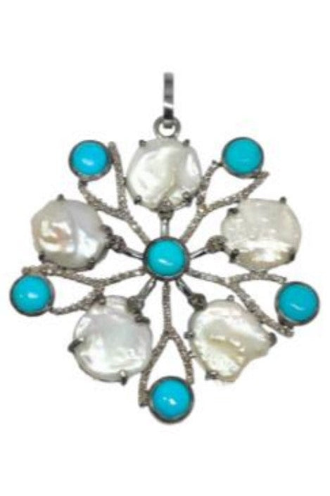 Bahar Pendant - Turquoise