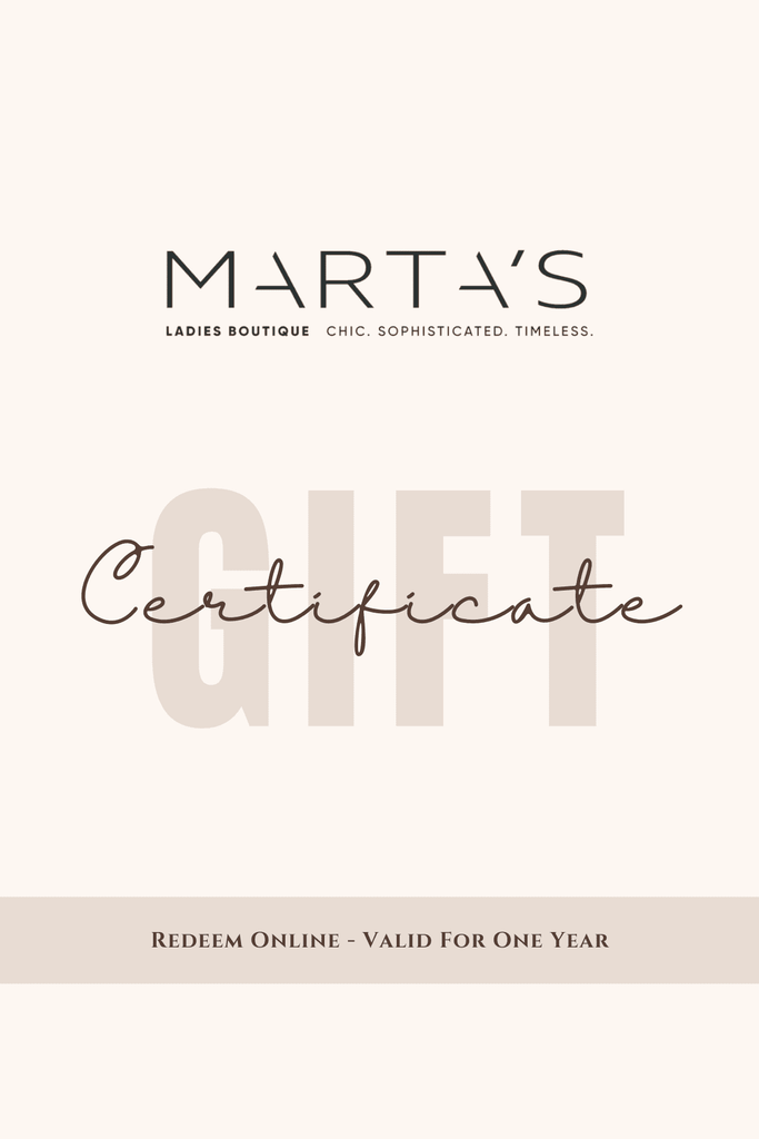 Marta's Gift Card
