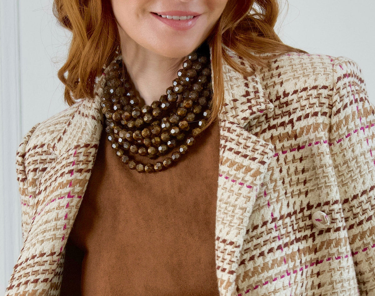 Bella Tiger Eye Necklace