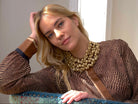 Bubble Gold Necklace