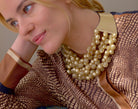 Bubble Gold Necklace