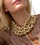 Bubble Gold Necklace