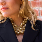 Bubble Gold Necklace