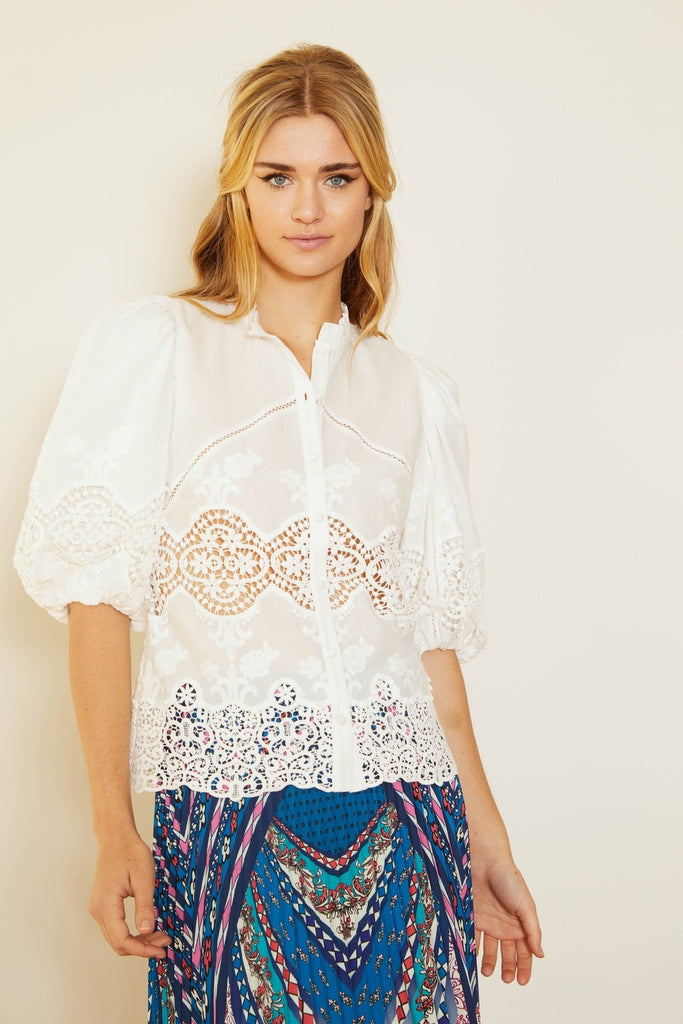 Celeste Lace Top