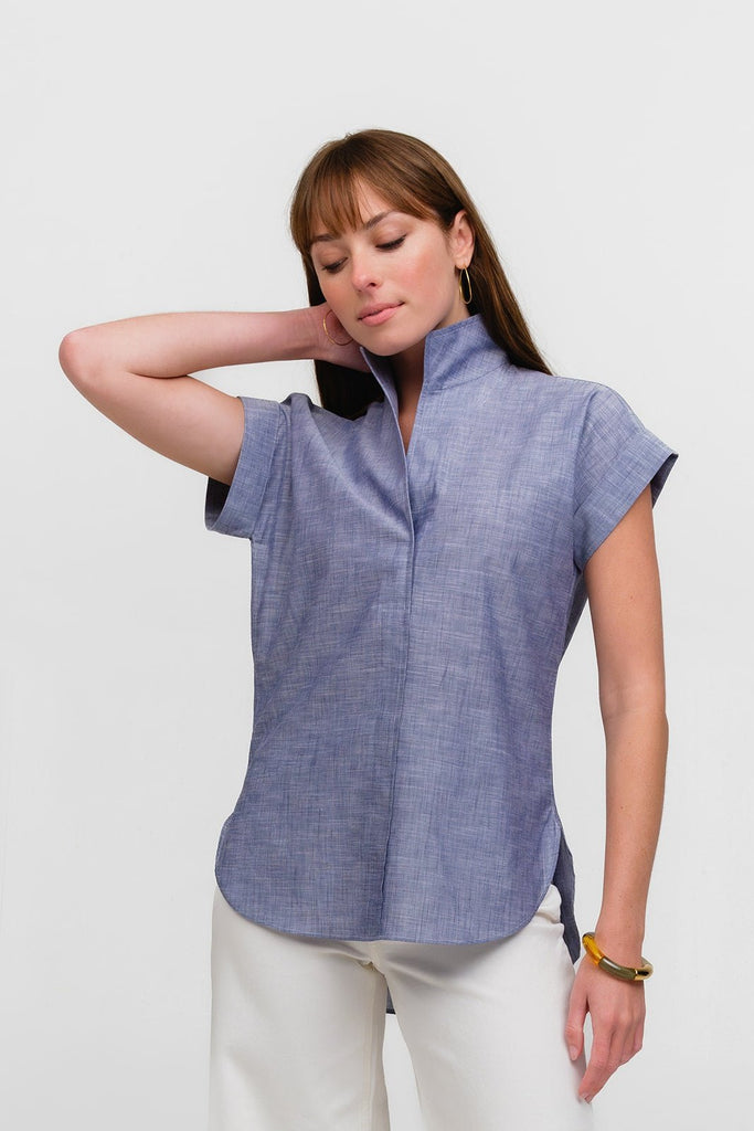 CAP SLEEVE: DENIM DOES THE COUNTRY CLUB
