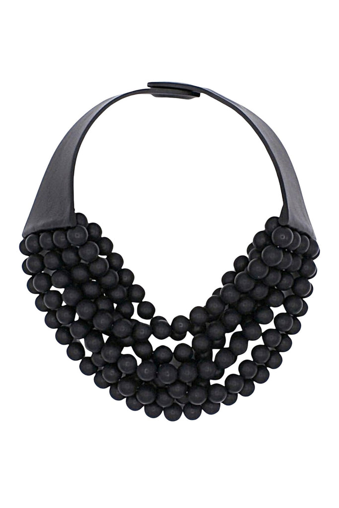 Bella Matte Black Necklace