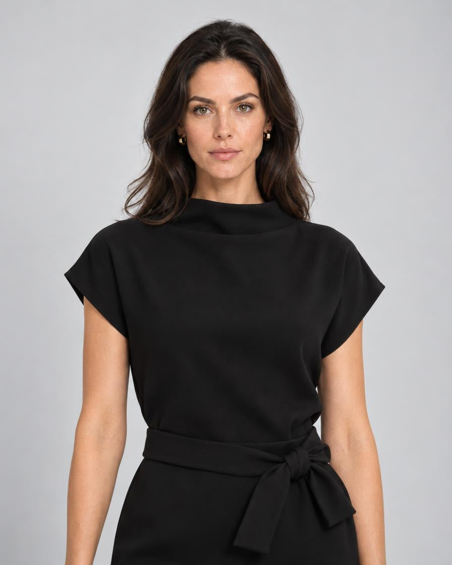 Lola + Sophie Sporty Neo Dress - Black