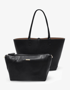 Departure Tote - Black/Taupe