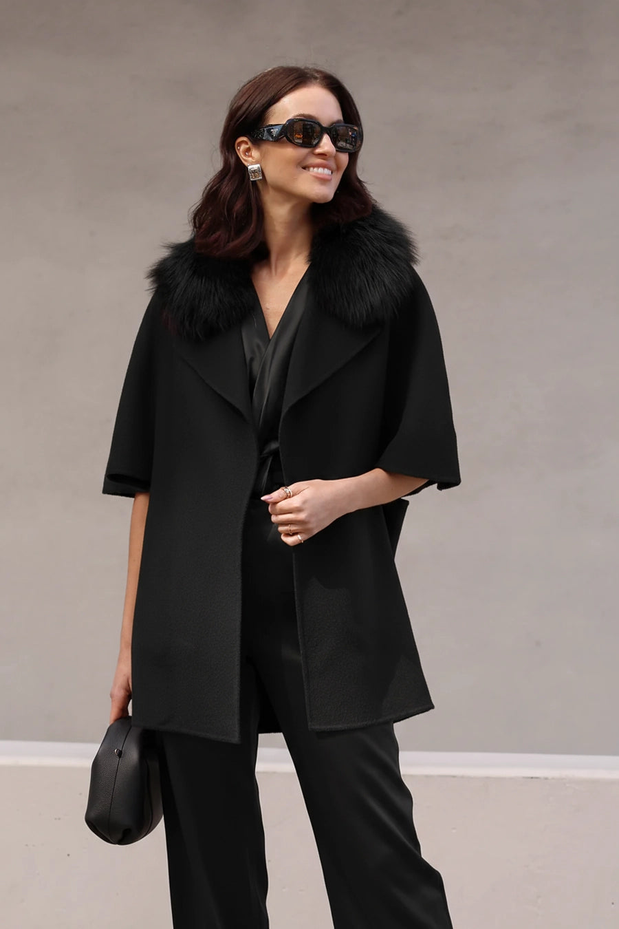 Short Sleeve Jacket - Black