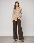 Slim Fit Blouse - Irish Cream