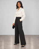Slim Fit Blouse - Off White