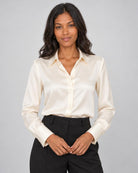 Slim Fit Blouse - Off White
