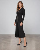 Opificio Modenese Zip Dress - Black