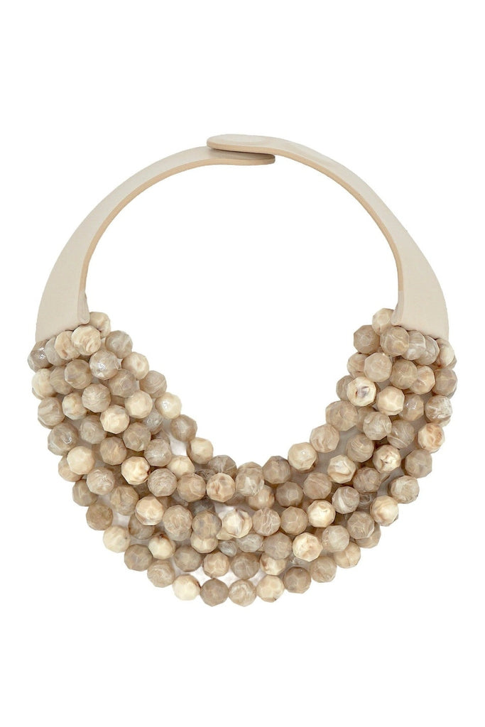 Bella 3 Tones Earth Necklace - Neutral