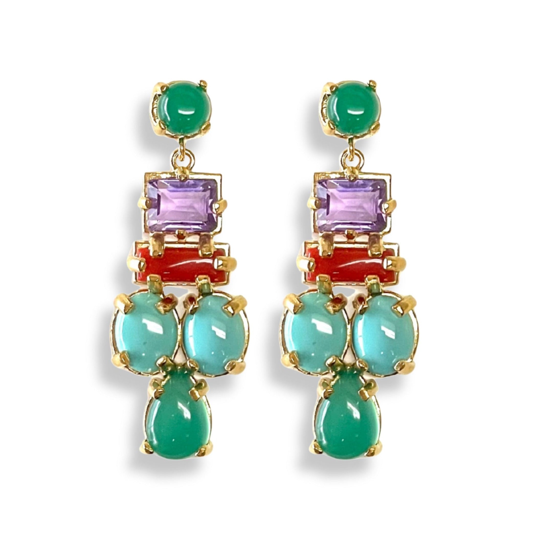 Totem Earring in Multi