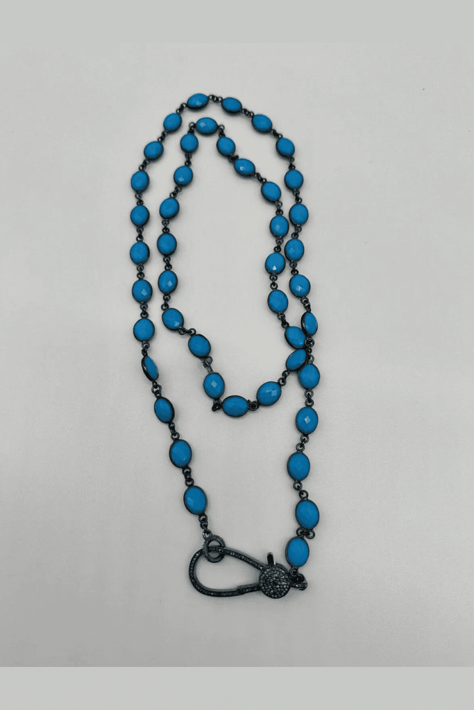 Evergreen Collections Turquoise Bezel Chain