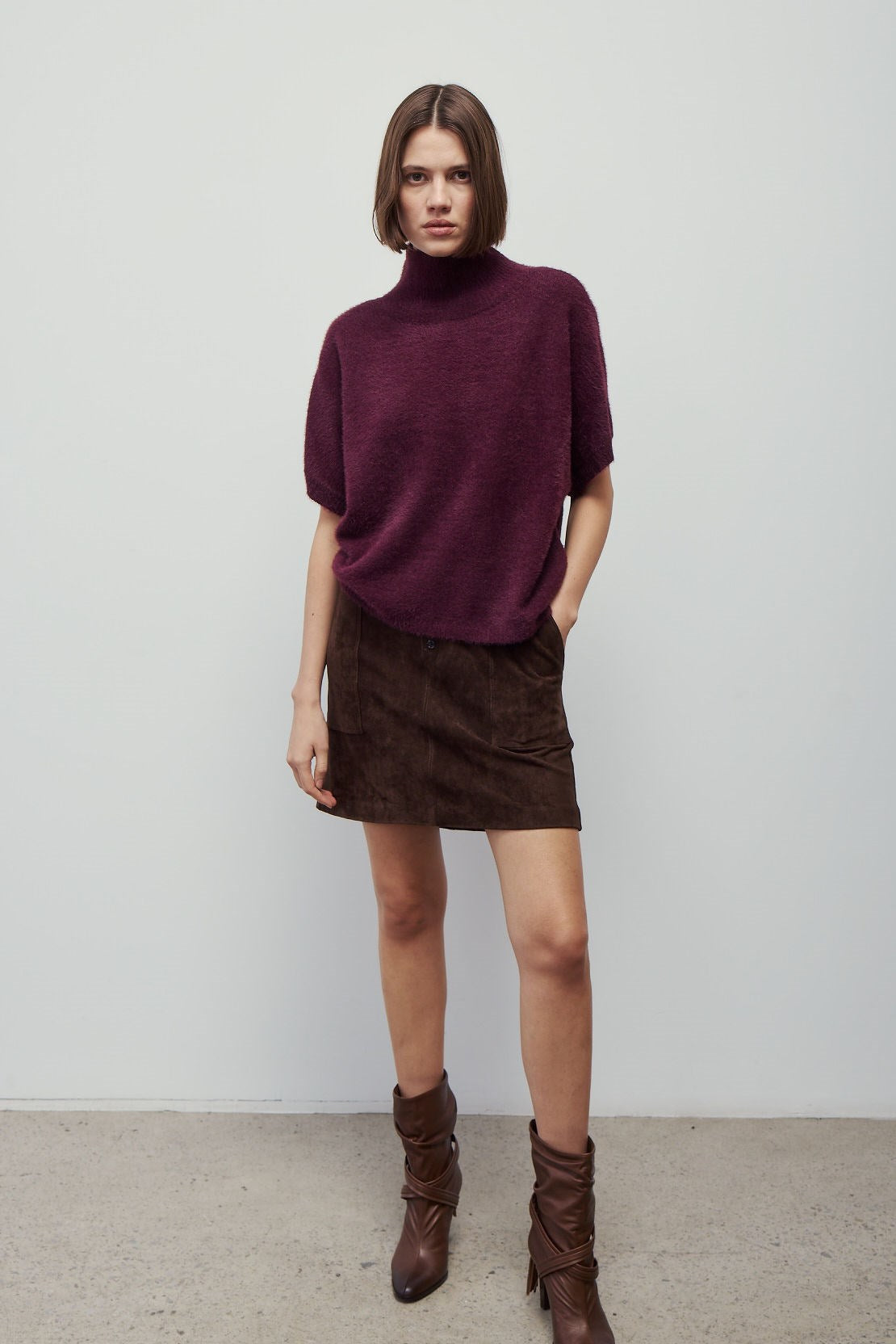Jovani Sweater - Burgundy