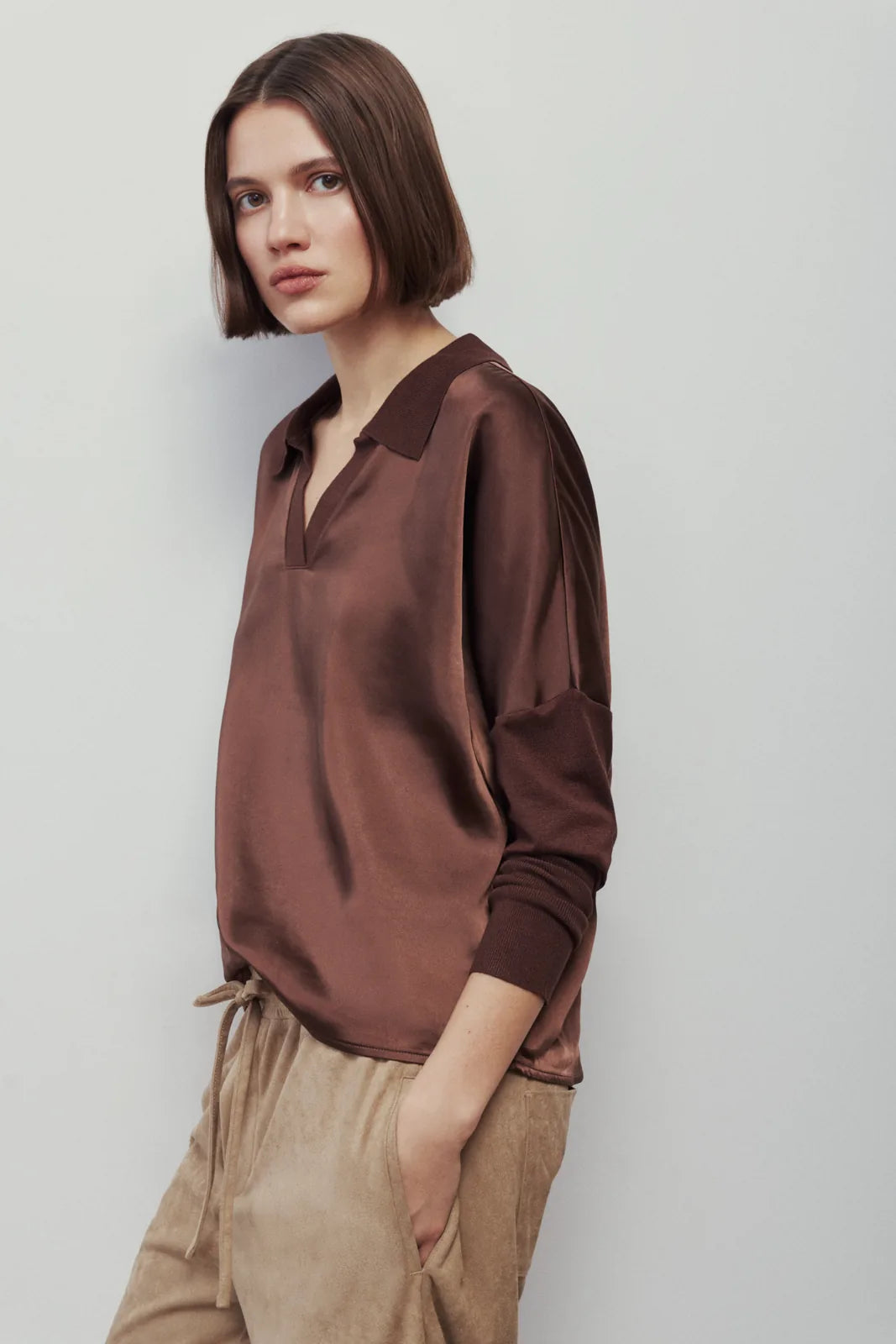 Tina Top - Brown