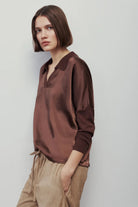 Tina Top - Brown