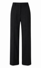 Pintuck Straight Leg Trouser - Black